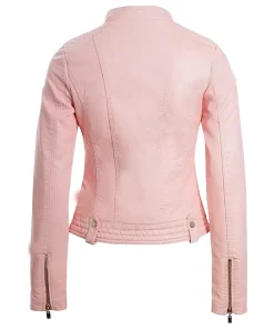 womens-vintage-pink-faux-leather-jacket