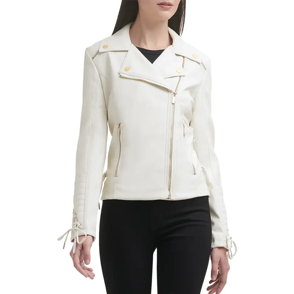 Women’s White Faux Leather Asymmetrical Moto Jacket 1 womens-white-faux-leather-asymmetrical-moto-jacket