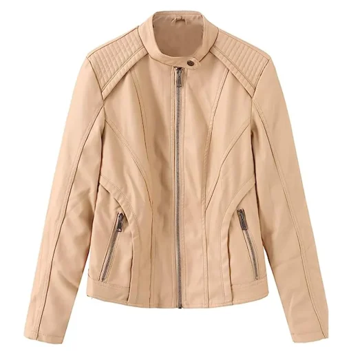 womens-zip-up-beige-faux-leather-biker-jacket