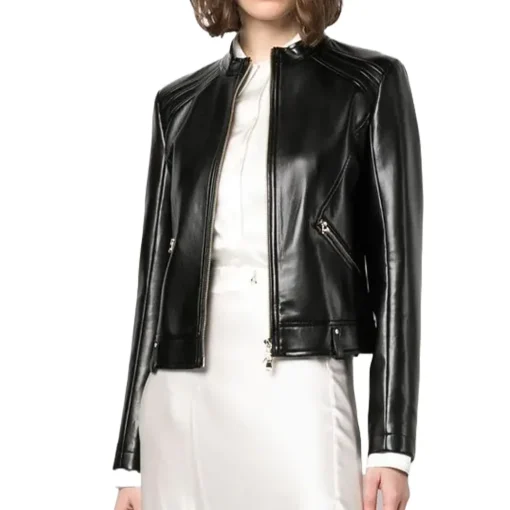 womens-zip-up-black-faux-leather-biker-jacket