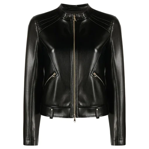 womens-zip-up-black-faux-leather-biker-jacket