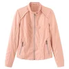 womens-zip-up-pink-faux-leather-biker-jacket