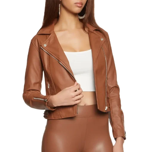 womens-zipper-detail-cognac-faux-leather-moto-jacket