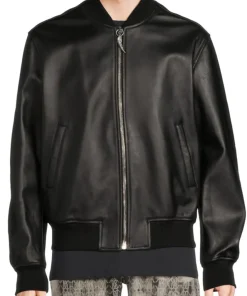 mens-black-bomber-faux-leather-slim-fit-jacket