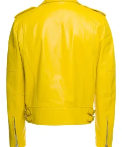 mens-bright-yellow-faux-leather-biker-jacket