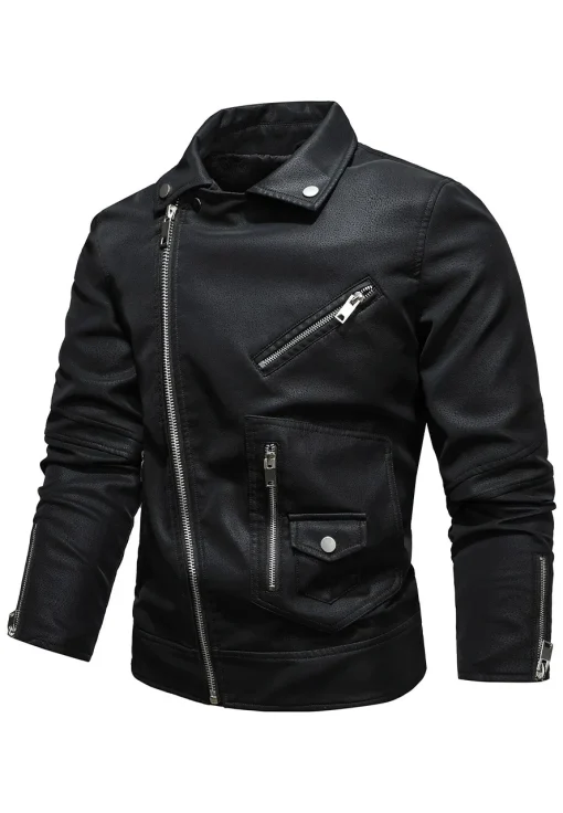 mens-classic-motorcycle-black-faux-leather-slim-fit-jacket