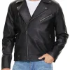 mens-lapel-collar-black-faux-leather-biker-jacket
