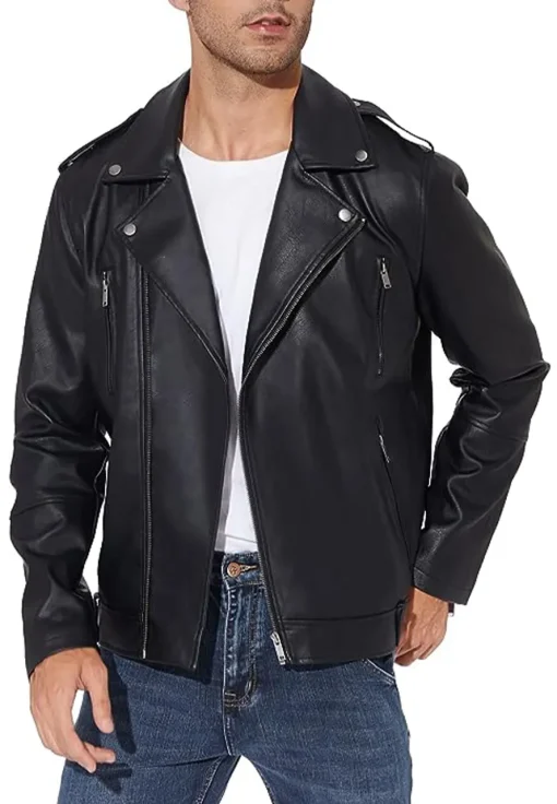 mens-motorcycle-black-faux-leather-jacket
