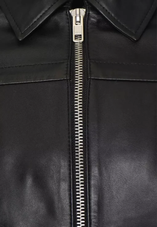 mens-shirt-collar-black-faux-leather-biker-jacket