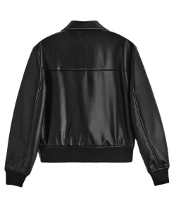 mens-shirt-collar-black-faux-leather-bomber-jacket