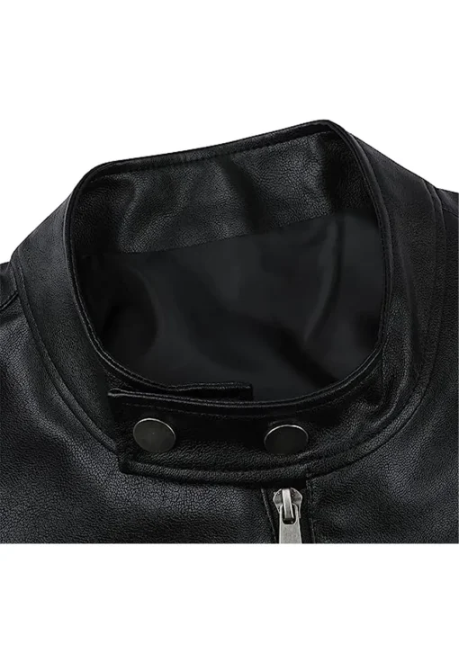 mens-stand-collar-casual-black-faux-leather-jacket