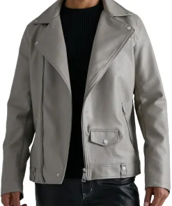mens-tall-grey-faux-leather-biker-jacket