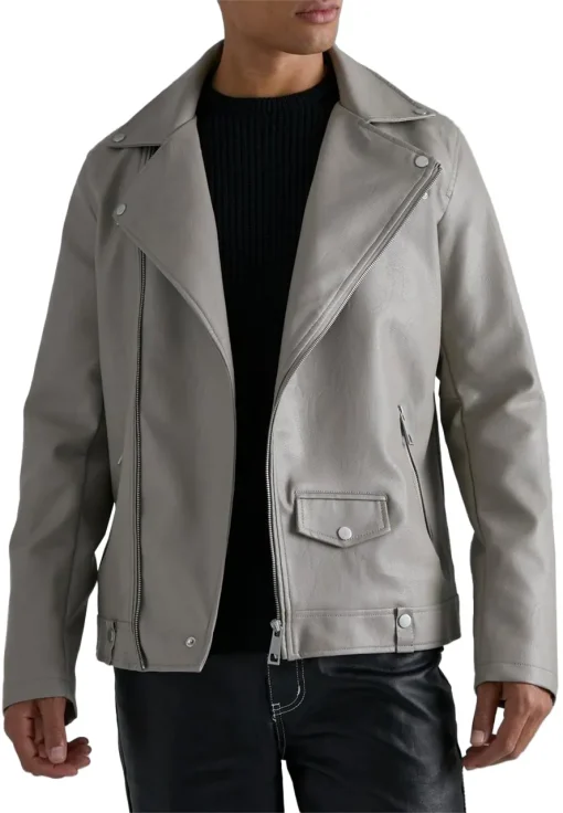 mens-tall-grey-faux-leather-biker-jacket