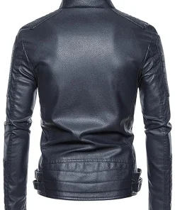 mens-vintage-asymmetric-zip-dark-blue-faux-leather-jacket