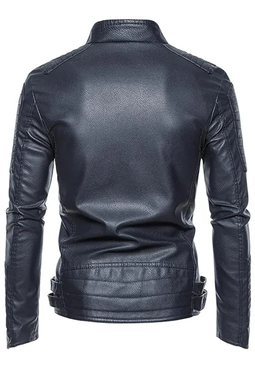 mens-vintage-asymmetric-zip-dark-blue-faux-leather-jacket