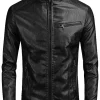 mens-vintage-black-faux-leather-moto-biker-jacket