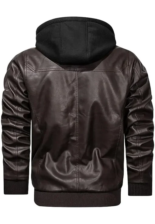 mens-vintage-coffee-faux-leather-bomber-jacket-with-removable-hood