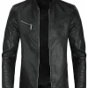 mens-zip-up-black-faux-leather-jacket