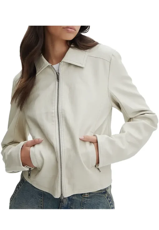 womens-beige-faux-leather-fitted-long-sleeve-jacket