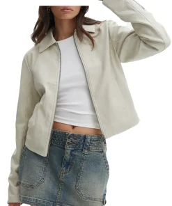 womens-beige-faux-leather-fitted-long-sleeve-jacket