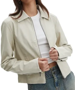 womens-beige-faux-leather-fitted-long-sleeve-jacket