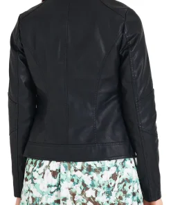 womens-black-faux-leather-basic-biker-jacket
