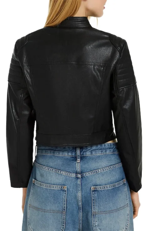 womens-black-faux-leather-biker-racing-jacket