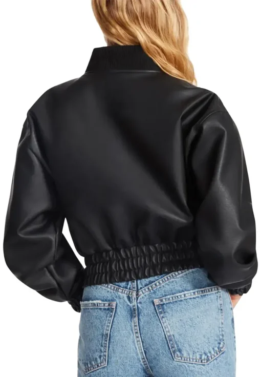 womens-black-faux-leather-crop-bomber-jacket