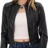 womens-black-faux-leather-short-biker-jacket