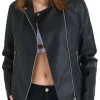 womens-casual-black-faux-leather-biker-jacket
