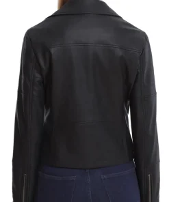 womens-classic-black-faux-leather-biker-jacket