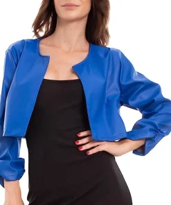 womens-open-front-blue-faux-leather-cropped-jacket