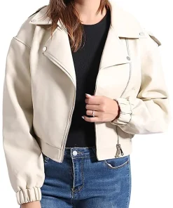 womens-white-faux-leather-bomber-jacket