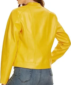 womens-zip-up-motorcycle-yellow-faux-leather-jacket