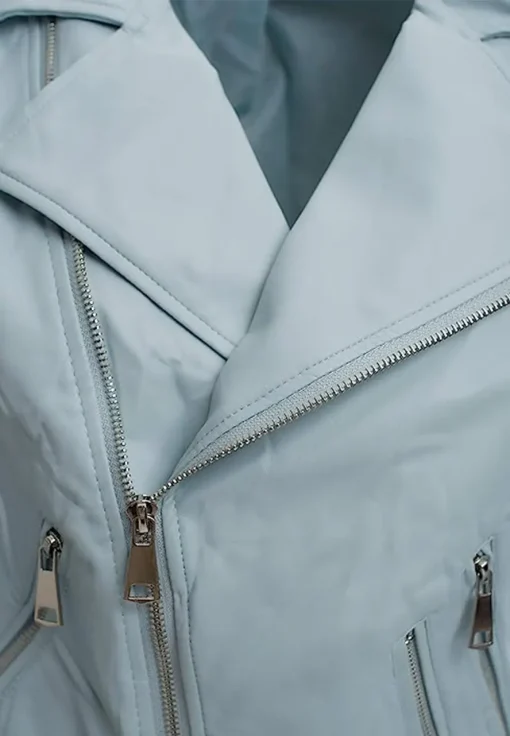 womens-zipper-pockets-blue-faux-leather-jacket