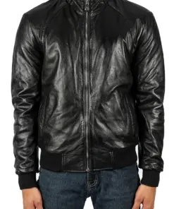 mens-black-motorcycle-faux-leather-bomber-jacket