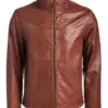 mens-cognac-faux-leather-jacket