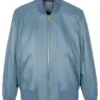 mens-light-blue-bomber-faux-leather-jacket