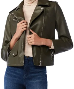 womens-green-moto-faux-leather-jacket