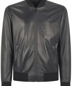 grey-faux-leather-bomber-jacket-mens