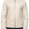 mens-beige-faux-leather-jacket