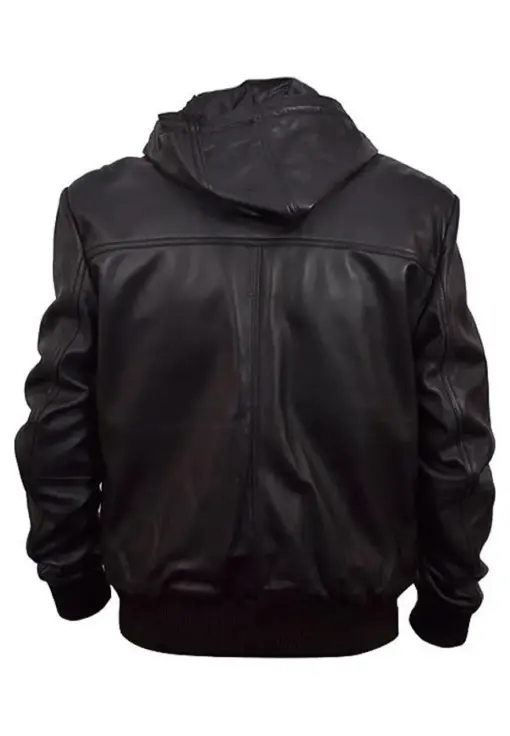 mens-black-bomber-hoodie-faux-leather-jacket