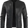 mens-black-faux-leather-moto-bomber-jacket