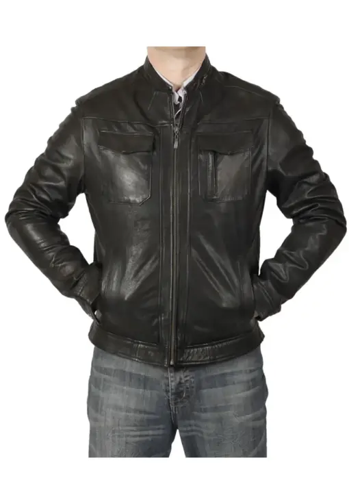mens-black-faux-leather-racer-jacket