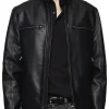 mens-black-faux-leather-sport-biker-jacket