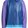 mens-blue-faux-leather-biker-racing-jacket