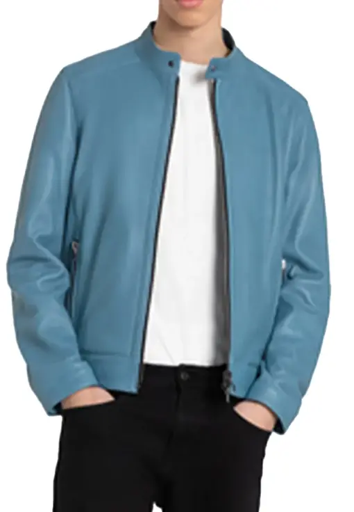 mens-brando-blue-faux-leather-jacket