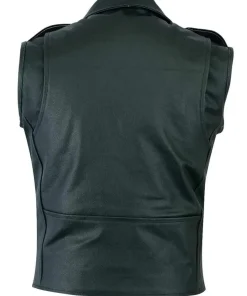 mens-brando-vintage-black-faux-leather-biker-vest