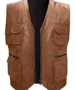 mens-brown-faux-leather-moto-vest