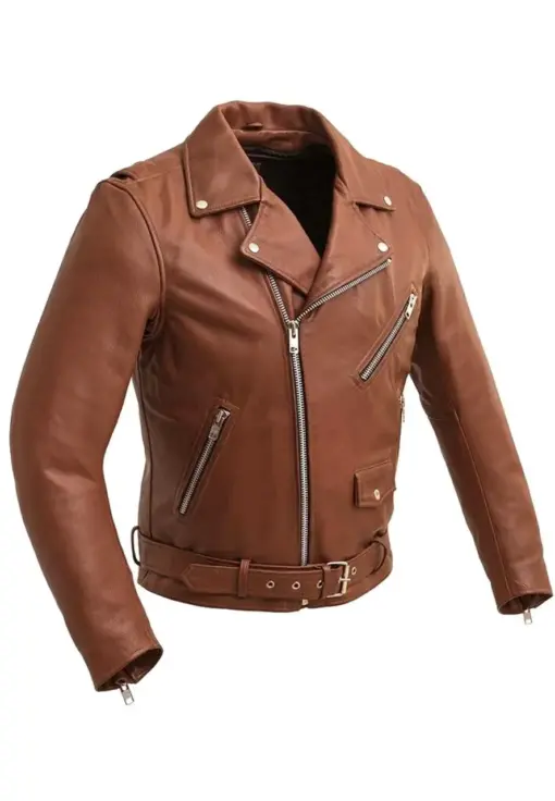 mens-brown-faux-leather-motorcycle-jacket
